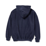 TRIBE WEAR /NOT BASIC FLEECE HOODIE - NAVY
