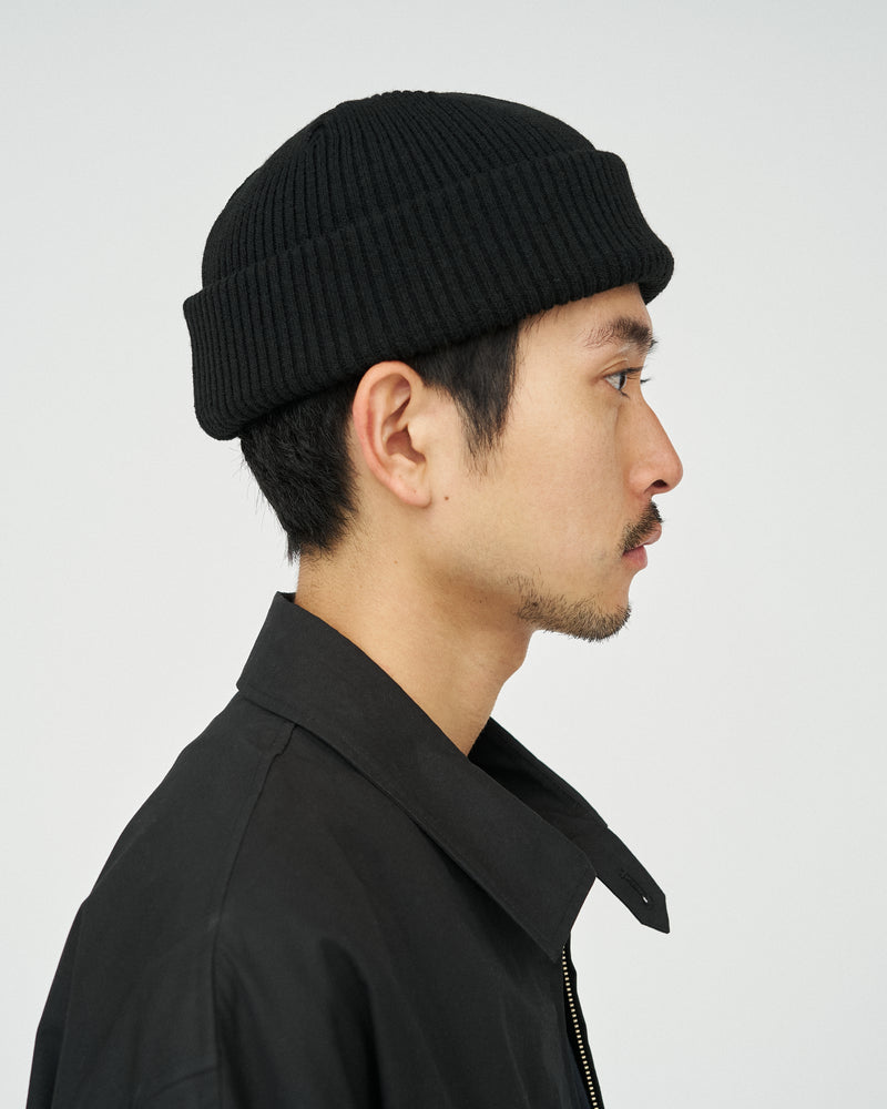 Fresh Service / THERMAL RIB KNIT WATCH CAP - BLACK