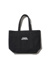 Fresh Service / UTILITY CANVAS TOTE "FE MONOGRAM"  - Black