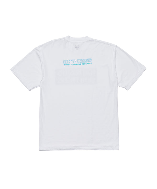 Riding Equipment Research / Logo Tee (MINE) - RER190/White*T.BLUE