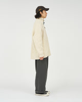 Fresh Service /  SHETLAND WOOL x SOLOTEX® TECH FISHERMAN ZIP-UP  - Ivory