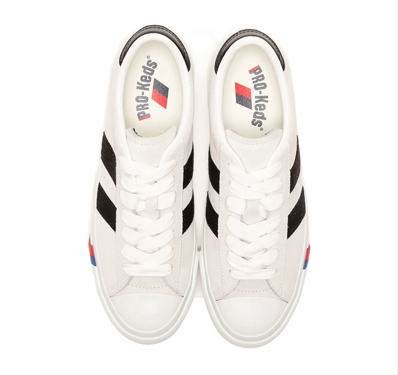 PRO-Keds /  ROYAL PLUS SUEDE LO - WHITE
