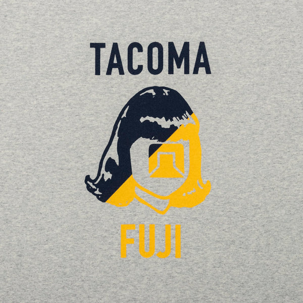 TACOMA FUJI RECORDS / TACOMA FUJI HW LOGO LS - NavyxYellowxOatmeal 