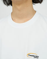Fresh Service /  DRY PIQUE JERSEY CREW NECK "DISPATCH" - White