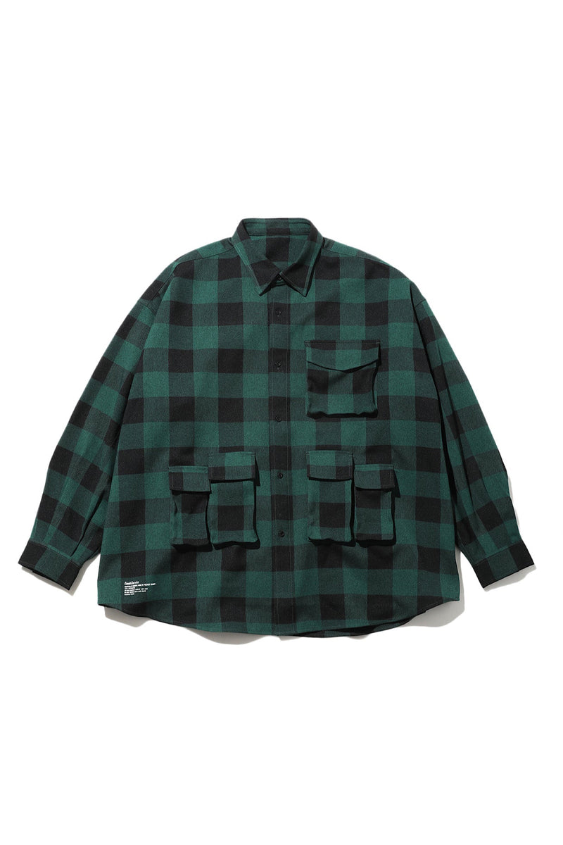 FreshService / Buffalo Check Multi Pocket Shirt