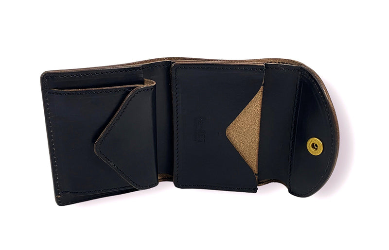 RE.ACT / Chromexcel Leather Fringe Three Fold Mini Wallet