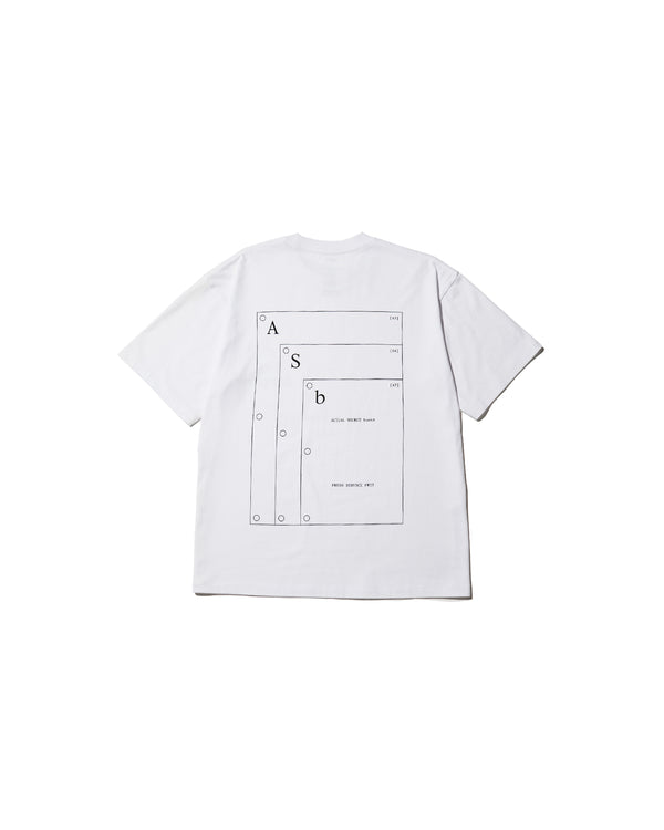 Fresh Service / AS×FS CORPORATE S/S TEE “A-SERIES” - WHITE