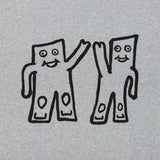 TACOMA FUJI RECORDS /STRETCH MEN Tee designed by James Ulmer - Heater Gray