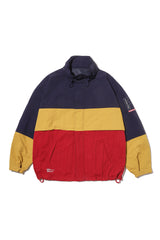 Fresh Service / NYLON CANVAS SAILING JACKET - Navy×Red
