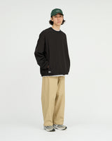 Fresh Service /  COMFORT-SHIELD FLEECE CREW NECK PULLOVER - BlLACK