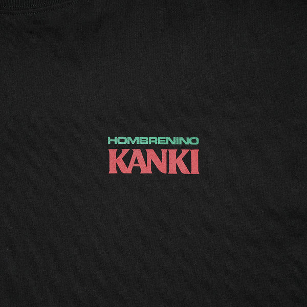 Hombre Nino / S/S PRINT TEE (CREAM SODA) - Black