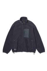 Fresh Service / HEAVY FLEECE ZIP-UP JACKET - Gray