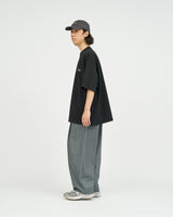 Fresh Service /  DRY PIQUE JERSEY CREW NECK "DISPATCH" - Black