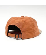 Garbage / SOFT BRIM 6 PANEL CAP LOW (HAPPY CHEMICALS) - ORANGE / SAND BRIM (SAND EMB)