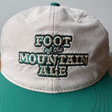 TACOMA FUJI RECORDS / FOOT OF THE MOUNTAIN ALE  LOGO CAP designed by Jerry UKAI