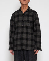 CORONA / W.C.W SHIRT PULLOVER / Black × White