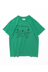 TACOMA FUJI RECORDS /THE LINSEEDS Tee designed by Tomoo Gokita - Blue Lake