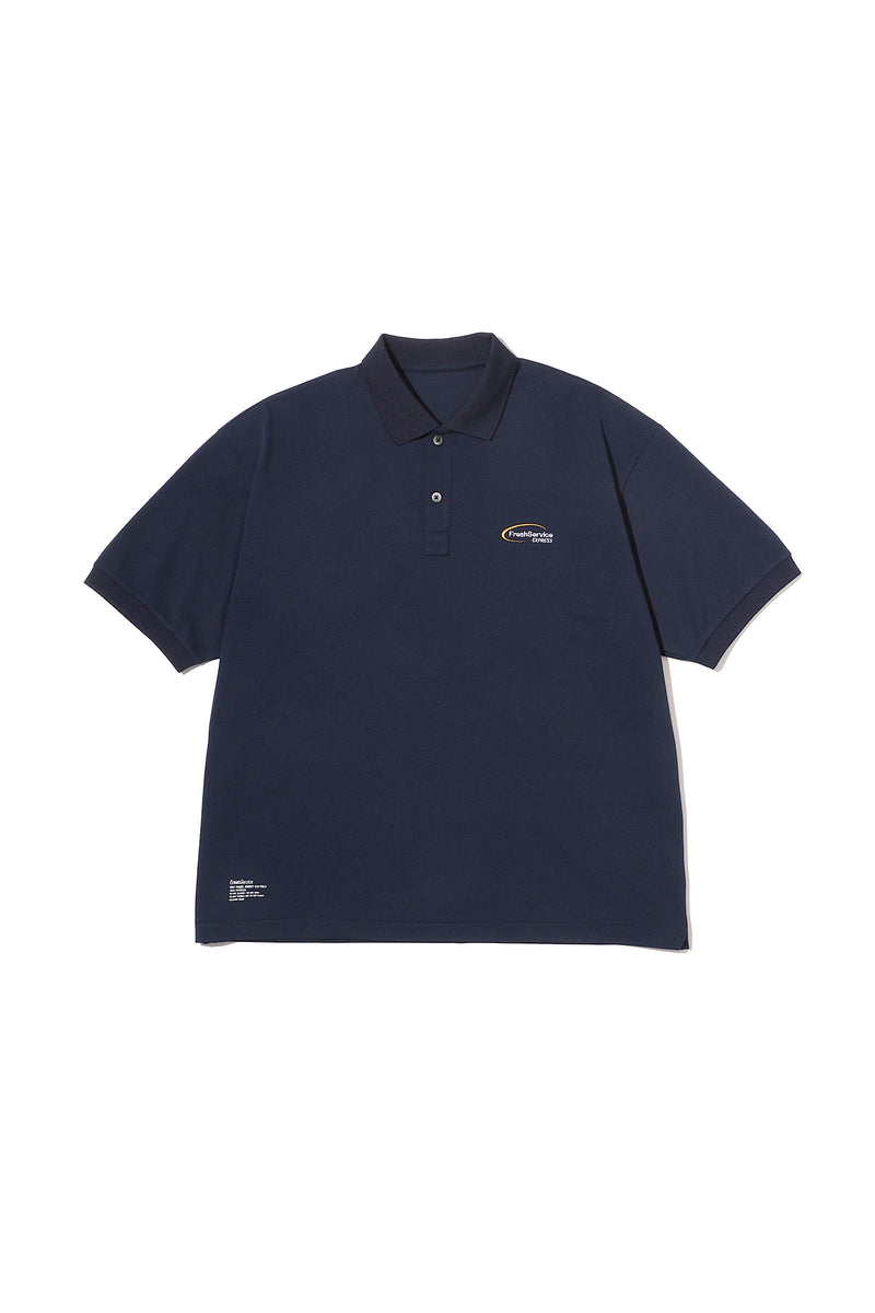 フレッシュサービス DRY PIQUE JERSEY ポロシャツ ネイビー M Fresh Service / DRY PIQUE JERSEY POLO 