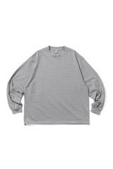 ES.1 / Border LS T -Shirt- Gray Border