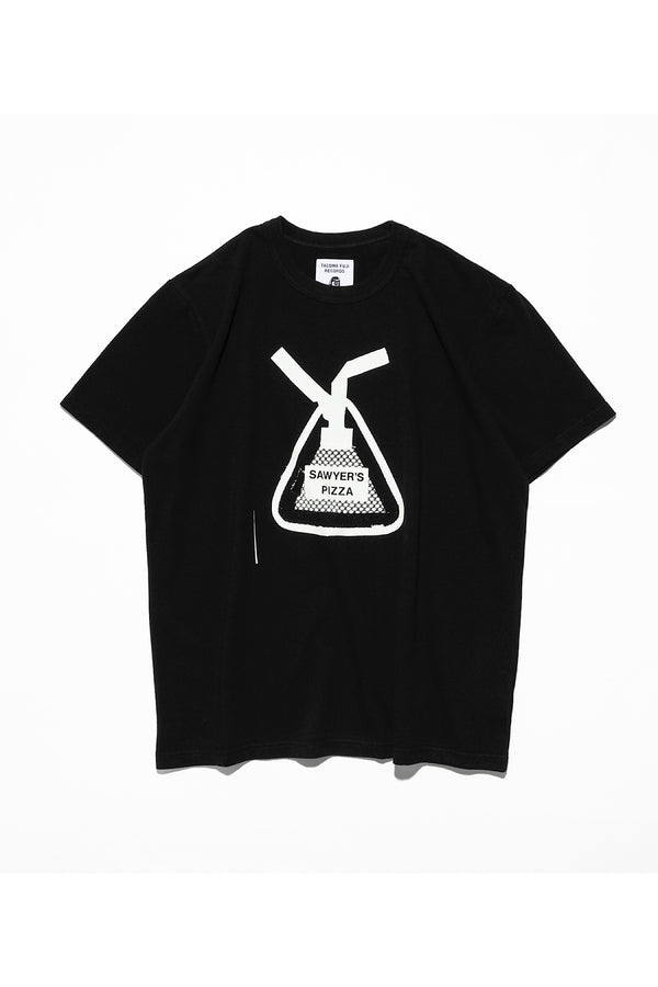 TACOMA FUJI RECORDS / SAWYER’S PIZZA Tee - Black