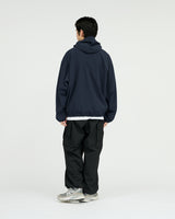 Fresh Service /  COMFORT-SHIELD FLEECE CREW NECK PULLOVER - NAVY