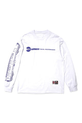 SUBWARE  / MARQUEE LOGO LONG SLEEVE TEE - WHITE