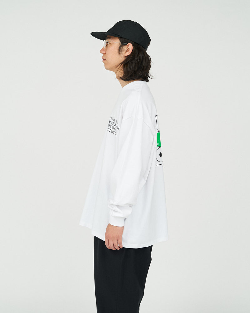 Fresh Service / AS×FS CORPORATE L/S TEE “PLAYFUL” - WHITE