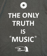Down On The Corner / S/S Tee "The Only Truth is Music" - Fade Black