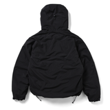 ES.1 / 3lyr down Hoodie - Black