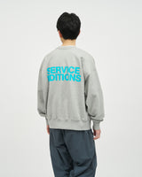 Fresh Service /  FRIEND EDITIONS LIGHT OZ CREW NECK SWEAT - H.GRAY