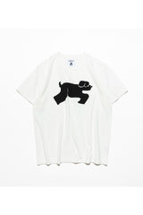 TACOMA FUJI RECORDS / SHAGGY DOG Tee designed by Yachiyo Katsuyama - White