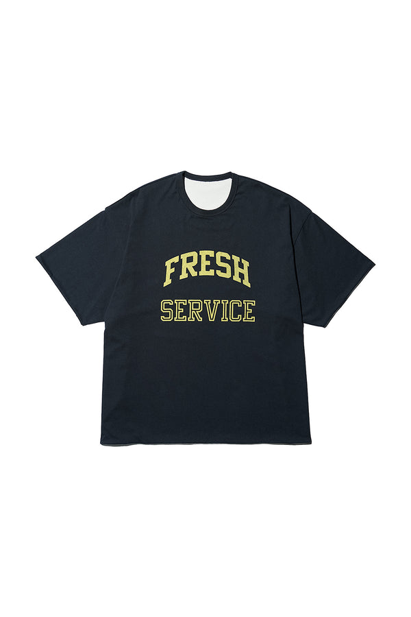 Fresh Service / REVERSIBLE  S/S TEE  - NAVY