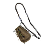 B:TOGETHER / "KINCHAKU" LEATHER SAND SUEDE