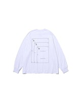 Fresh Service / AS×FS CORPORATE L/S TEE “A-SERIES” - WHITE