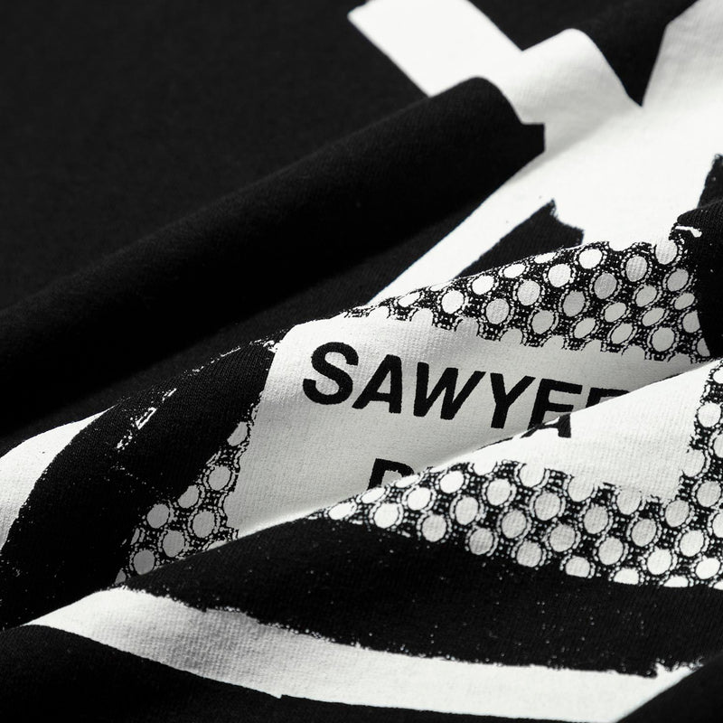 TACOMA FUJI RECORDS / SAWYER’S PIZZA Tee - Black