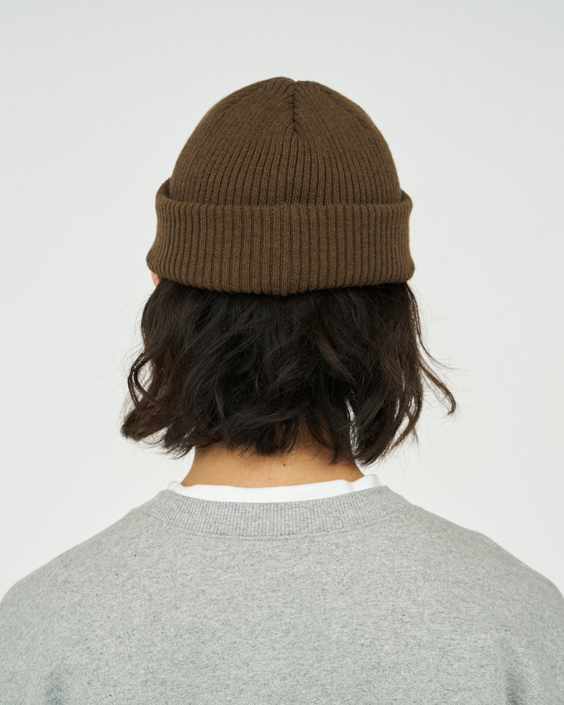 Fresh Service / THERMAL RIB KNIT WATCH CAP - KHAKI
