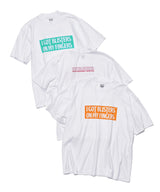 Riding Equipment Research / Logo Tee (MINE) - RER190/White*A.ORANGE