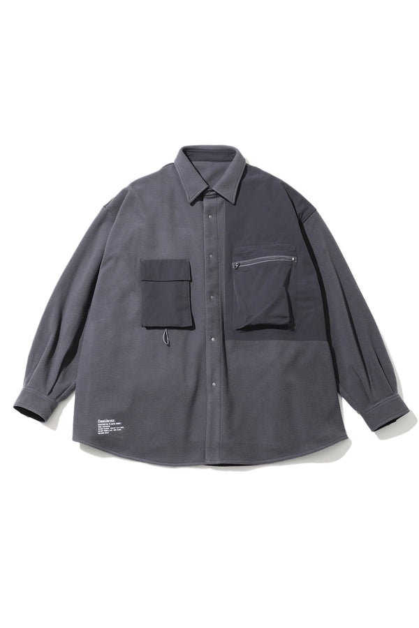 FreshService / Synthetic Fleece Shirt - Gray