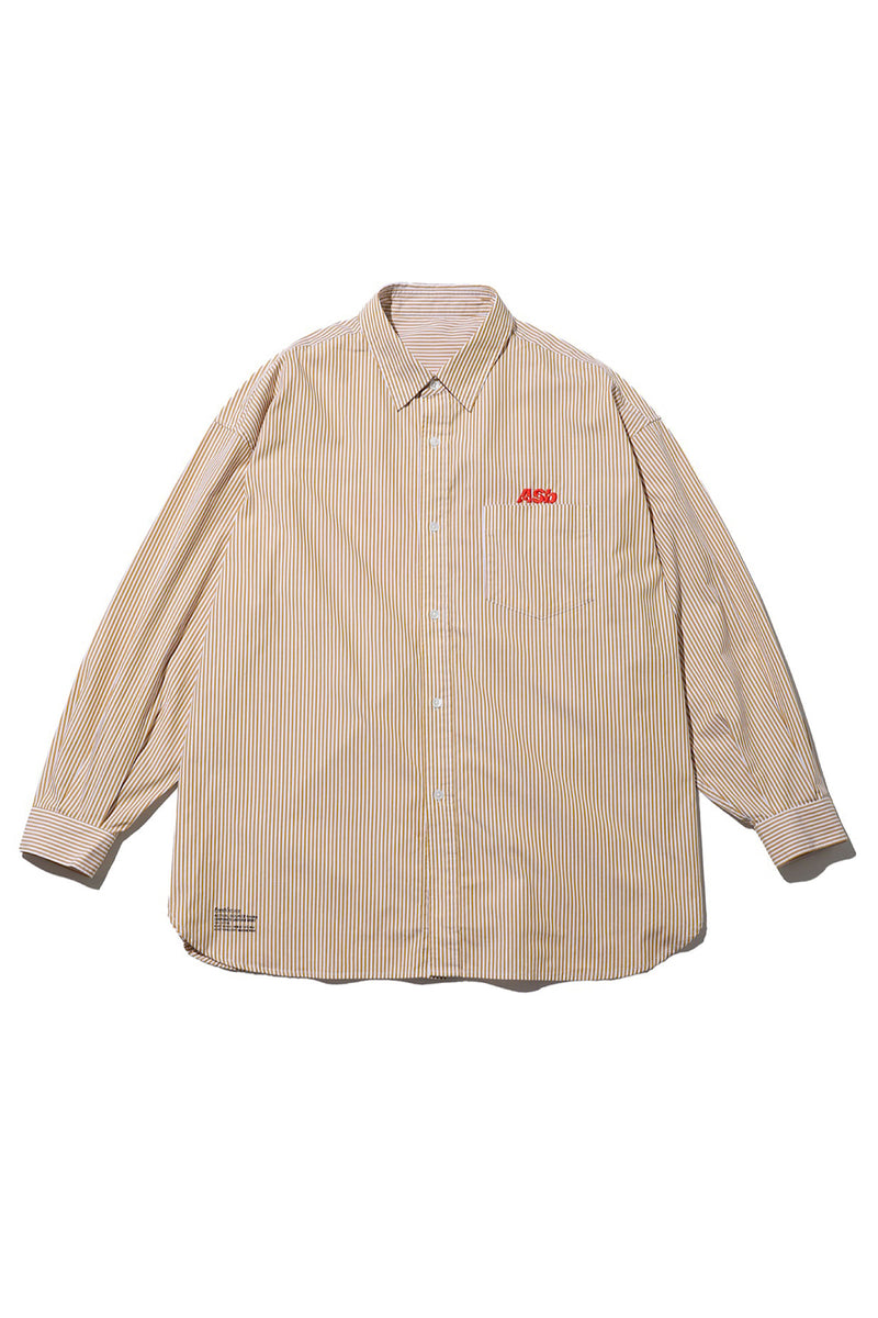 AS×FS / Corporate Uniform Shirt - Yellow Stripe