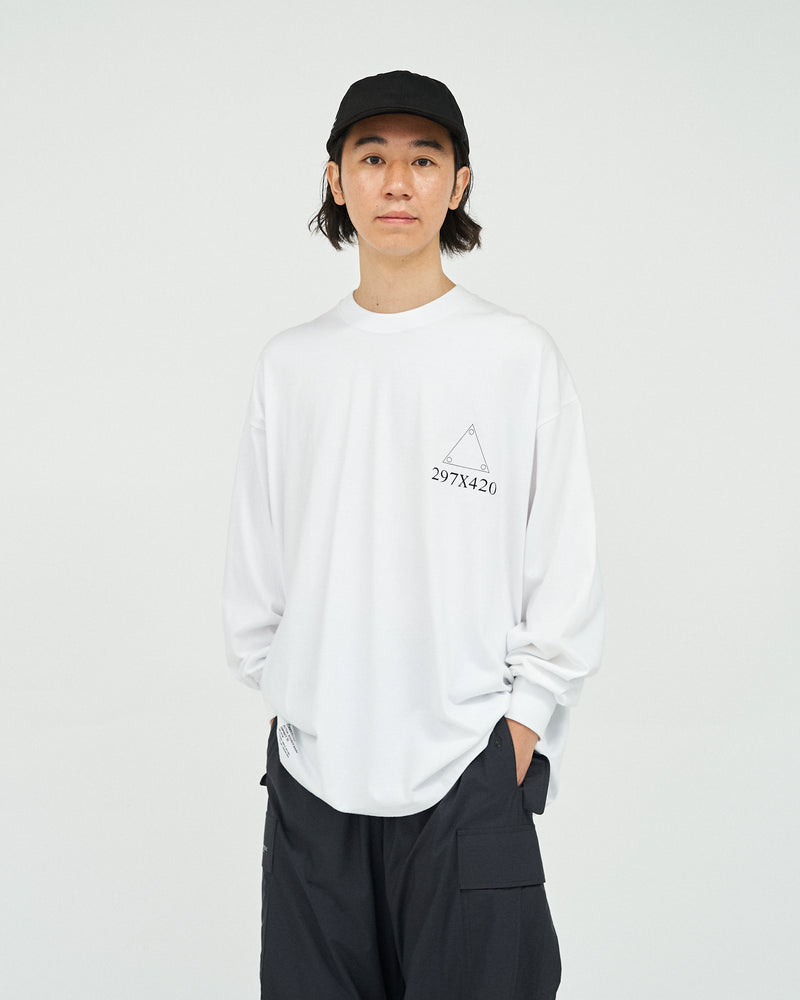 Fresh Service / AS×FS CORPORATE L/S TEE “A-SERIES” - WHITE