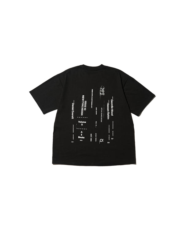 Fresh Service / AS×FS CORPORATE S/S TEE “BOOK STACK” - BLACK