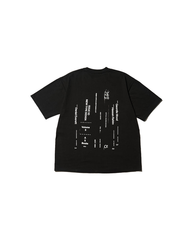 Fresh Service / AS×FS CORPORATE S/S TEE “BOOK STACK” - BLACK