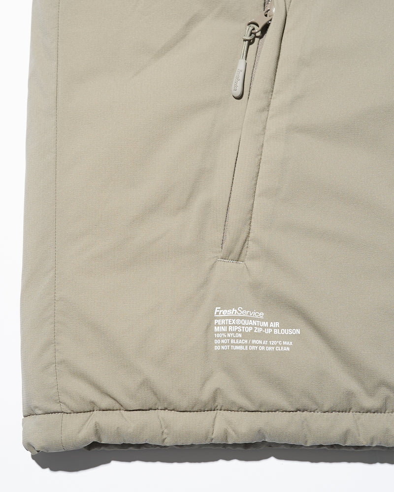 Fresh Service /  PERTEX® QUANTUM AIR MINI RIPSTOP ZIP-UP BLOUSON - Beige