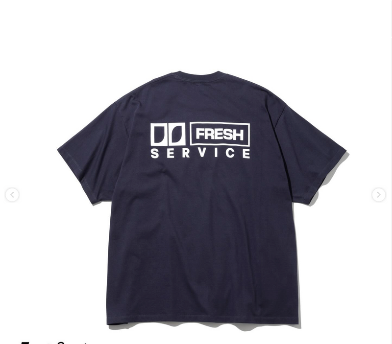 Fresh Service / Corporate Printed S/S Tee "FS" - Navy
