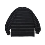 ES-U / Border LS  T-Shirt - Black Border