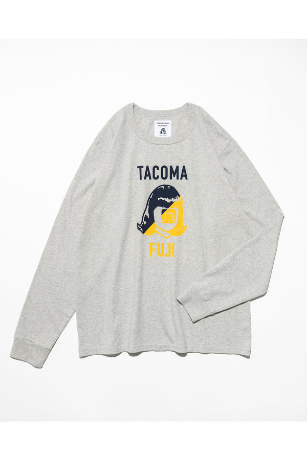 TACOMA FUJI RECORDS / TACOMA FUJI HW LOGO LS - NavyxYellowxOatmeal 