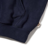 TRIBE WEAR /NOT BASIC FLEECE HOODIE - NAVY