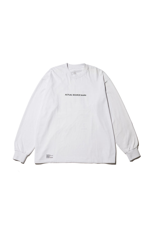 Fresh Service / AS×FS CORPORATE L/S TEE “BOOK STACK” - WHITE