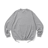 ES.1 / Border LS T -Shirt- Gray Border