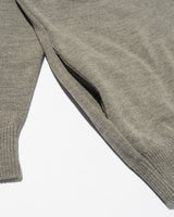 Fresh Service /  THERMAL JERSEY CREW NECK KNIT - GRAY